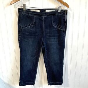 Pilcro Anthropologie 28High Rise Denim Legging Capri Cropped And The Letterpress